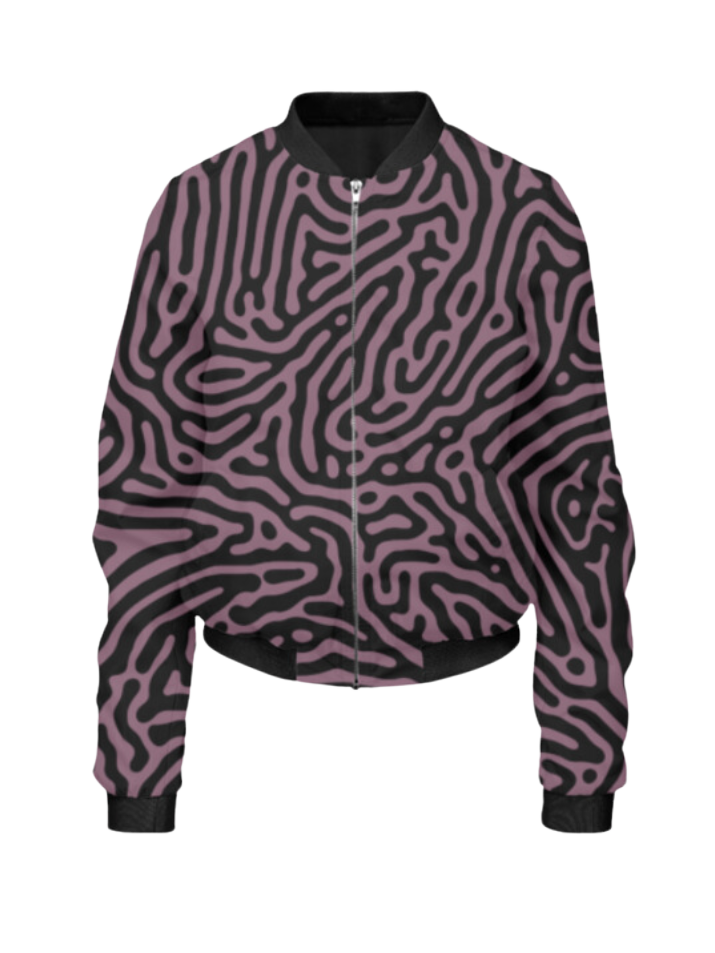 Versatile Printed Bomber Jacket With Leggings Pink Co Ord Set.
