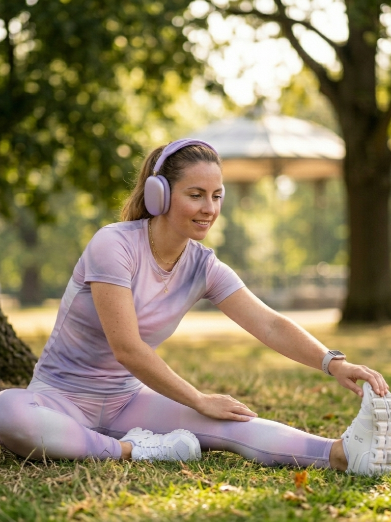 Sweet Pastel Gradient Print | Activewear Coord Set Tshirt With Tummy Tuck Leggings | Multi Sport | Odour Free