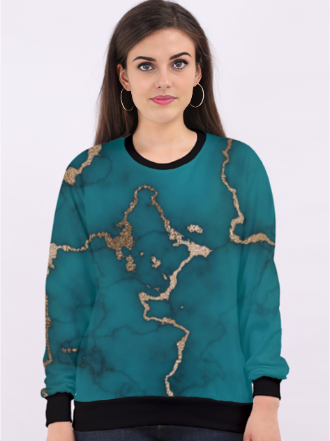 Stylesplash Marble print sweatshirt