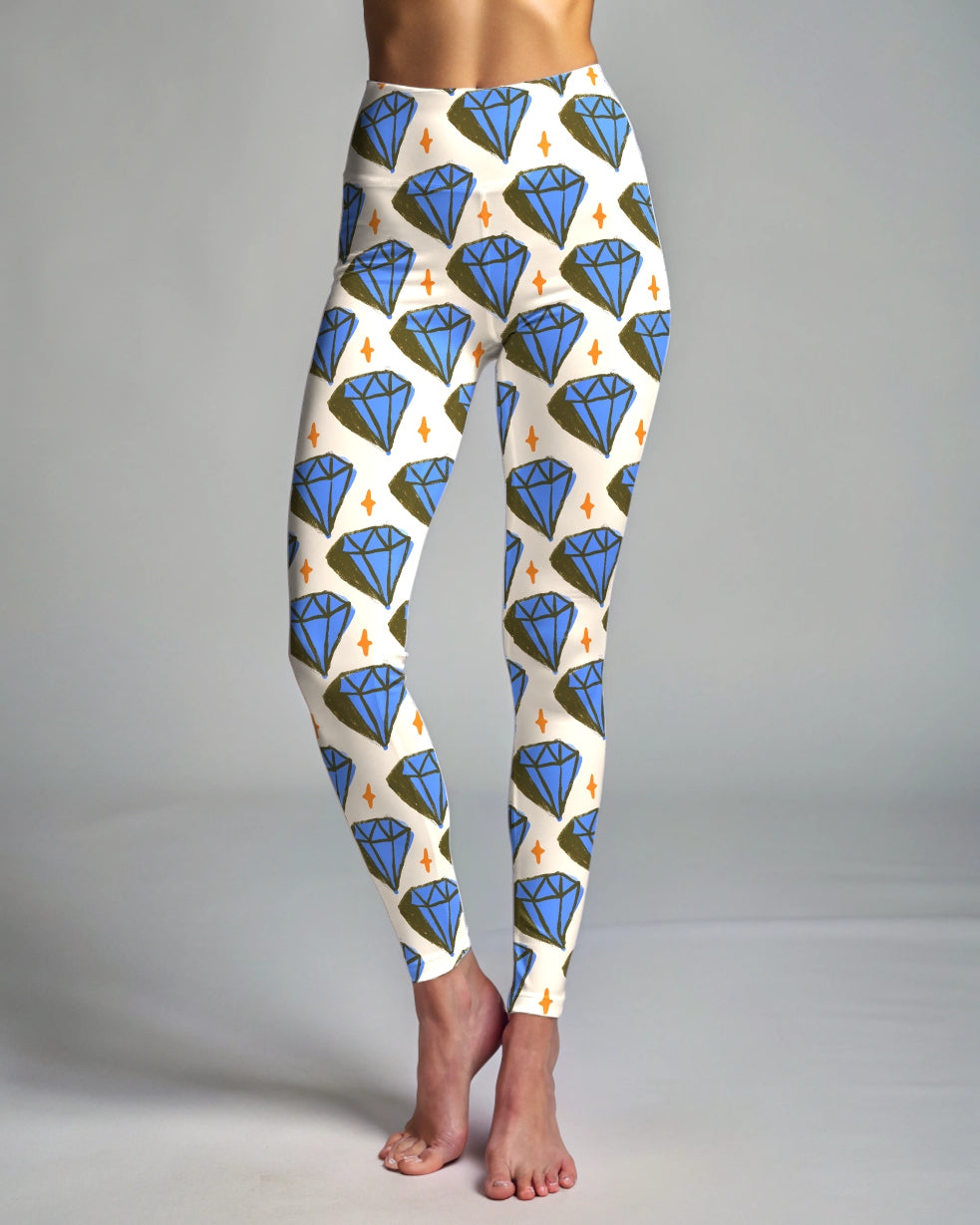 Girls Bestie! Diamond Print Premium Oversized Tee With Tummy Tuck Body Shaping Leggings Co-ord Set