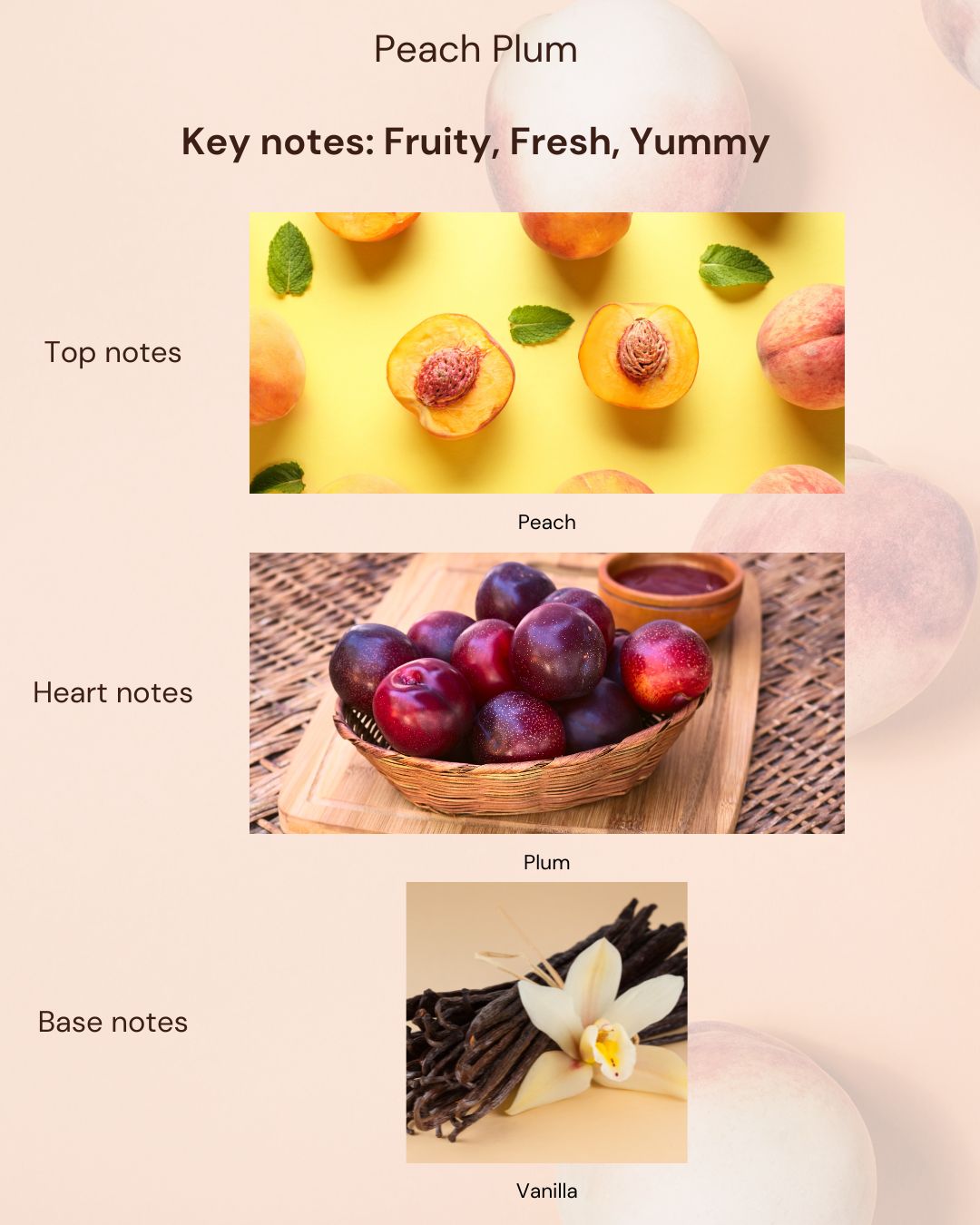 Peach Plum | Nature Inspired | Luxury Fragrance | Eau De Parfum