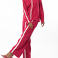 Sophisticated Stripped Long Sleeve Pink Co Ord Set