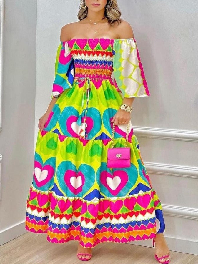 Attractive High Rise Fitted Green Dress -Ships in 24 Hrs