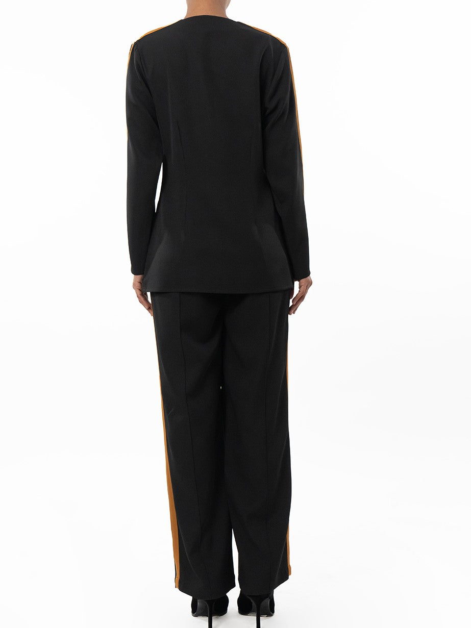 Formal Look Black Co Ord Set