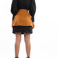 Latest Fashion Long Sleeve Black Dress With Skirt Set