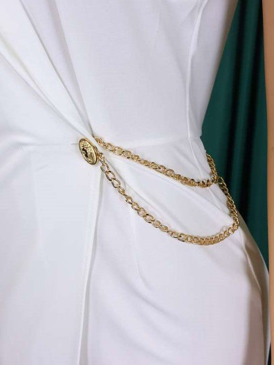 Stylish Solid High Rise Wide Leg Jumpsuit