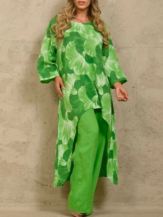 Trending Irregular Printed Co ord Set