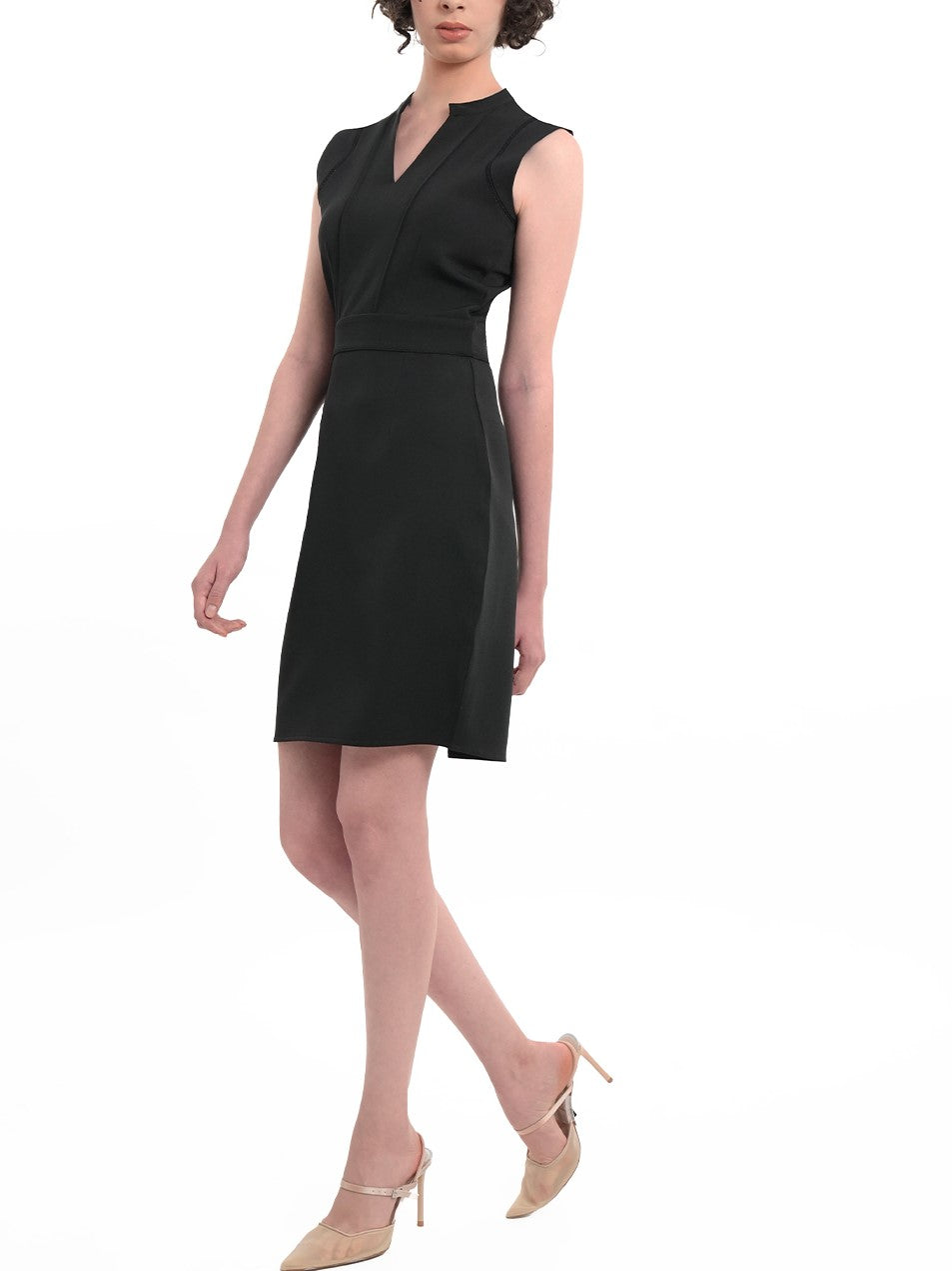 Elegant Formal Wear Sleeveless Black Dress