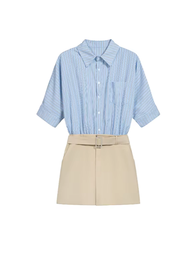 Trendy Stripped Pencil Short Dress