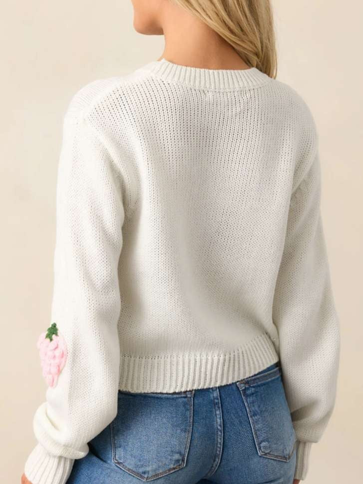 Winter Must Have Cute White Pullover