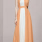 Fashionable Halter Neck Orange Dress