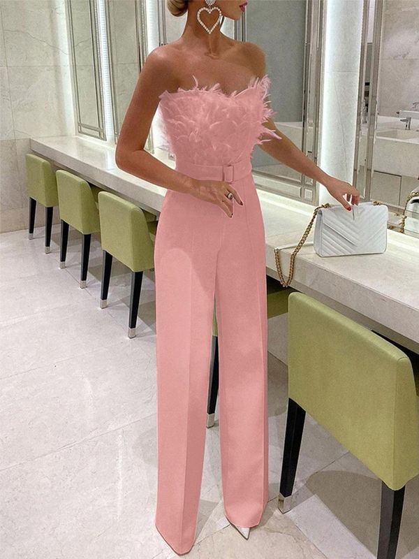 Ultramod Feather Tube Jumpsuit