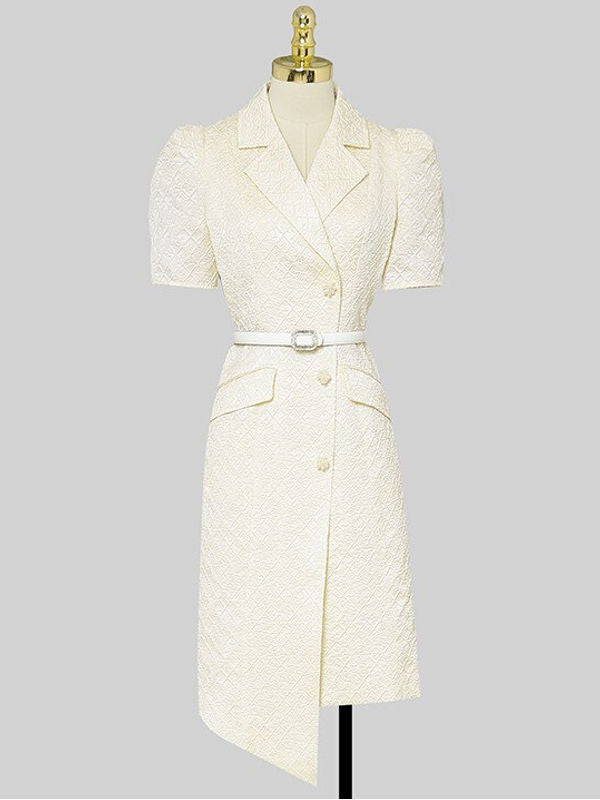 Vintage Style Irregular Bodycon Dress