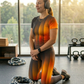 Sporty Stripes Print | Activewear Coord Set Tshirt With Tummy Tuck Leggings | Multi Sport | Odour Free
