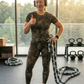 Bestseller Woven Print | Activewear Coord Set Tshirt With Tummy Tuck Leggings | Multi Sport | Odour Free