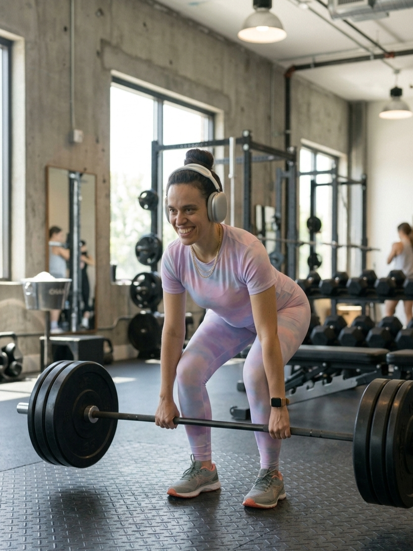 Charming Pastel Gradient Print | Activewear Coord Set Tshirt With Tummy Tuck Leggings | Multi Sport | Odour Free