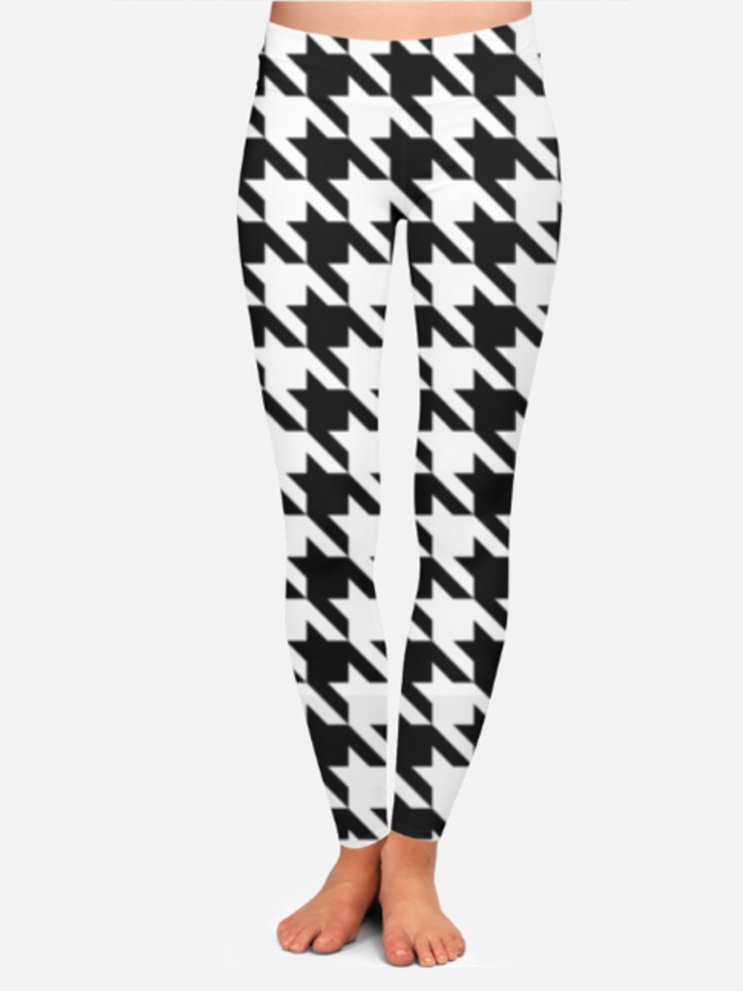 Evergreen Houndstooth Print Bomber Jacket With Leggings White Co Ord Set