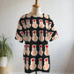 Cute Korean Heart Print Premium Oversized Tee With Tummy Tuck Body Shaping Leggings Co-ord Set