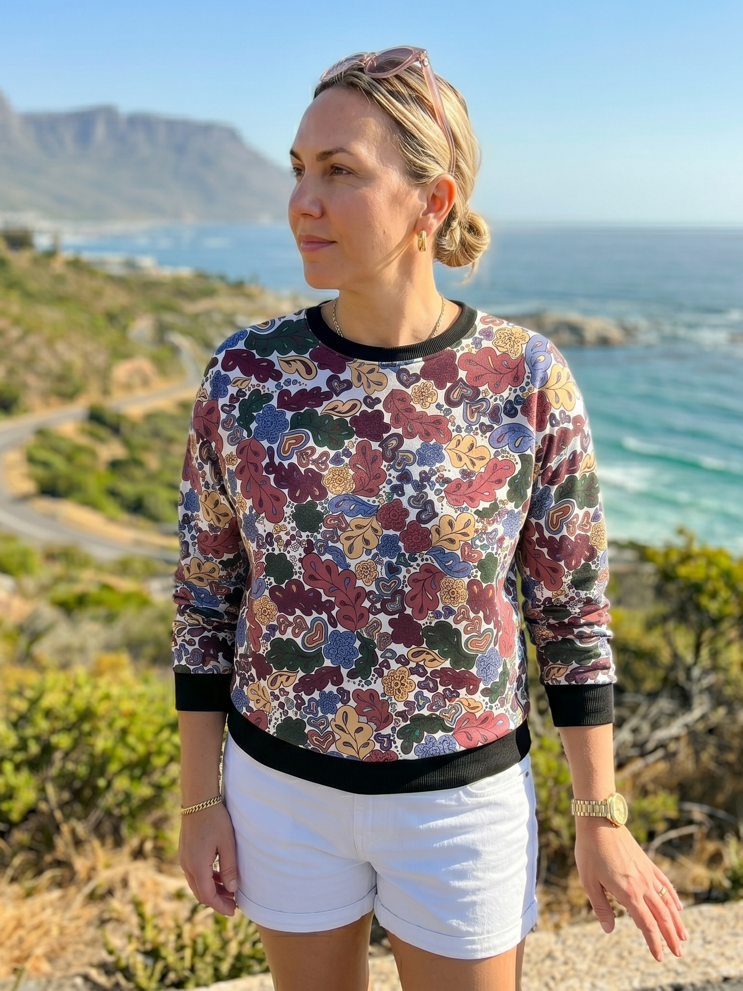 Fantastic Floral Print Sweatshirt