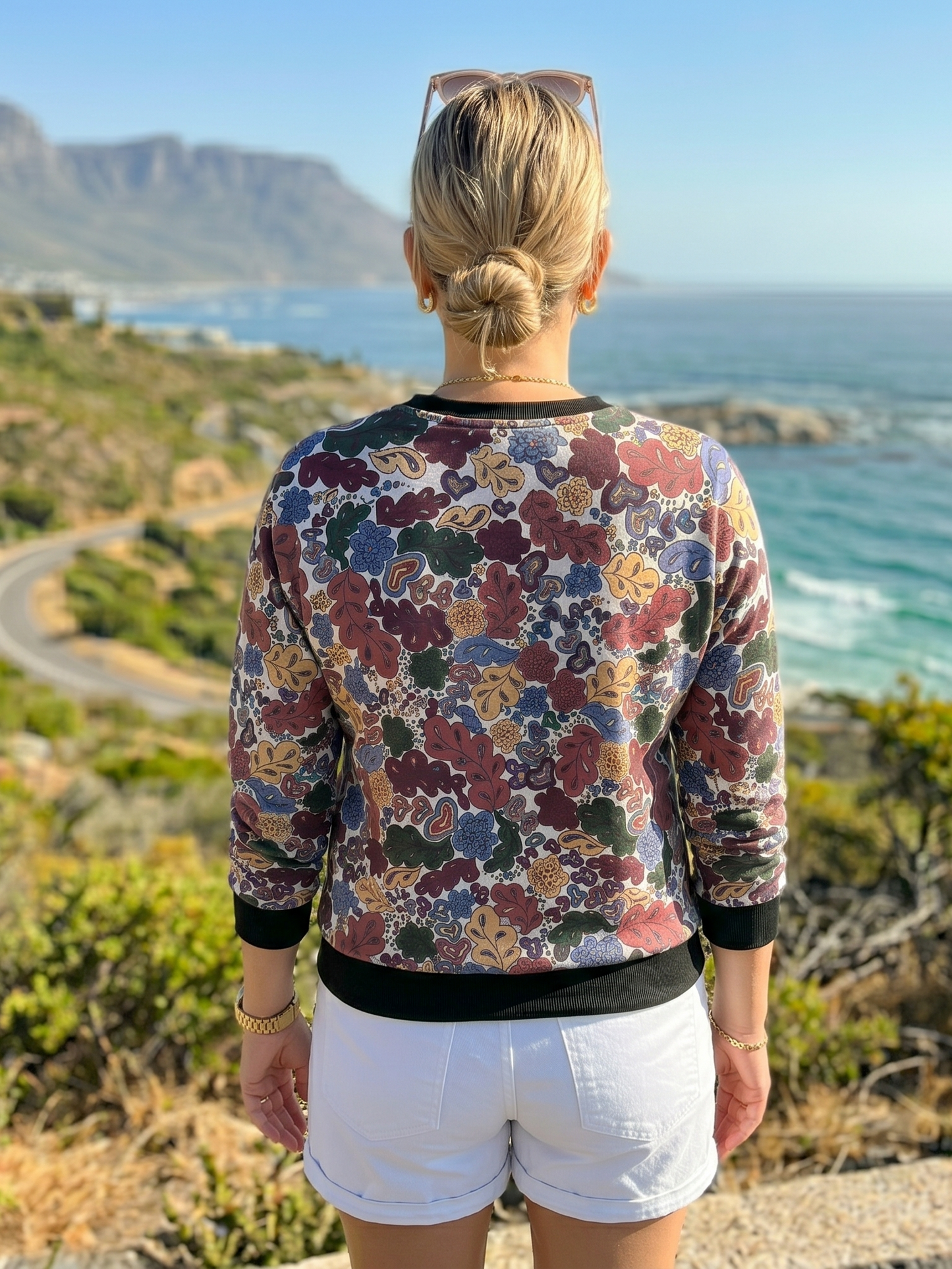 Fantastic Floral Print Sweatshirt