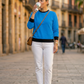 Beautiful Blue Solid Sweatshirt