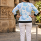 Bestselling Bubble Blue Print Sweatshirt