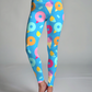 Yummy Donuts Ice-cream  Print Premium Oversized Tee With Tummy Tuck Body Shaping Leggings Co-ord Set