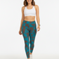 Alluring Geometric Print Premium Oversized Tee With Tummy Tuck Body Shaping Leggings Co-ord Set