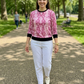 Exclusive Animal Print Pink Sweatshirt
