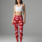 Attractive Japan Inspired Print Premium Oversized Tee With Tummy Tuck Body Shaping Leggings Co-ord Set