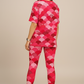 Attractive Japan Inspired Print Premium Oversized Tee With Tummy Tuck Body Shaping Leggings Co-ord Set
