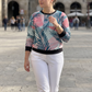 Colourful Leaf Print Sweatshirt
