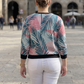 Colourful Leaf Print Sweatshirt