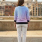 Cool Pink Gradient Print Sweatshirt