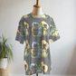 Adorable Cute Kittens Print Premium Oversized Tee With Tummy Tuck Body Shaping Leggings Co-ord Set