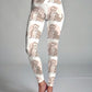 Charming Pastel Pink Kittens Print Premium Oversized Tee With Tummy Tuck Body Shaping Leggings Co-ord Set
