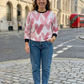 Lovely Watercolour Heart  Print Sweatshirt