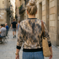 Chic Animal Fur Print Sweatshirt