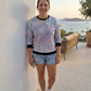 Perfect Purple Gradient Print Sweatshirt