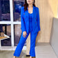 Ultramod Jumpsuit With Blazer Coat Blue Set