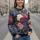 Charming Floral Print Multi Coloured Sweatshirt