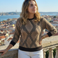Chic Mocha Sclaes Print Sweatshirt