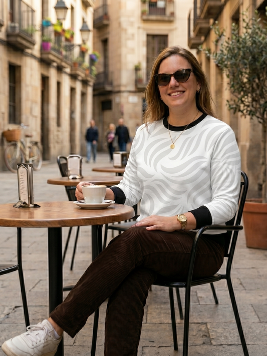 Must Buy Flare Print Sweatshirt