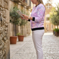 Trendy Tie Dye Print Pink Sweatshirt