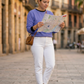 Popular Periwinkle Blue Solid Sweatshirt