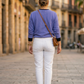 Popular Periwinkle Blue Solid Sweatshirt