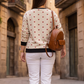 Adorable Heart Print Red Sweatshirt