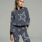 Mesmerizing Star Gaze Bomber Jacket