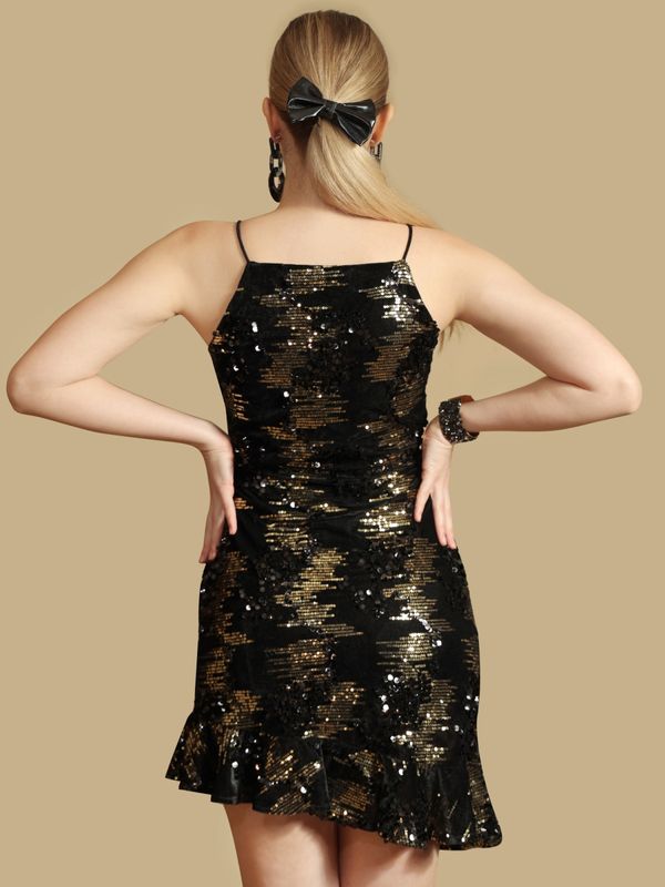 Gorgeous Sequin Skater Party Dress - Ships in 24 Hrs