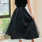 Party Fashion Feather Patchwork Evening Maxi Dress - Ships in 24 Hrs